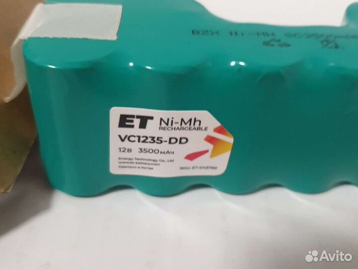 Аккумулятор ET VC 1235 DD пылесос DD35 12v