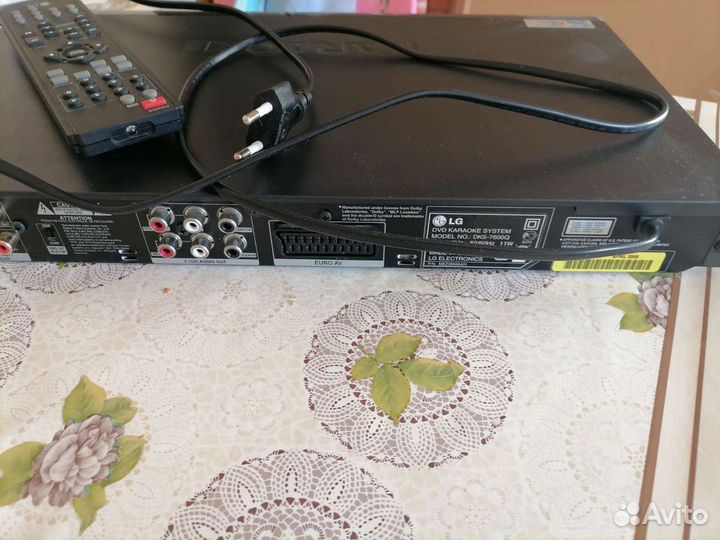 Dvd караоке, плеер Lg 7600q