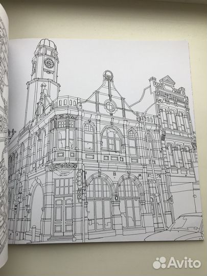 Раскраска Фантастические города