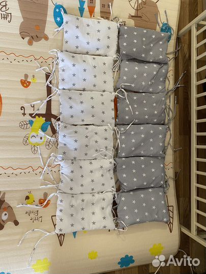 Бортики в детскую кроватку