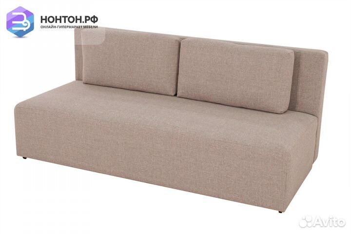 Диван еврокнижка Норд без боковин светло-бежевый