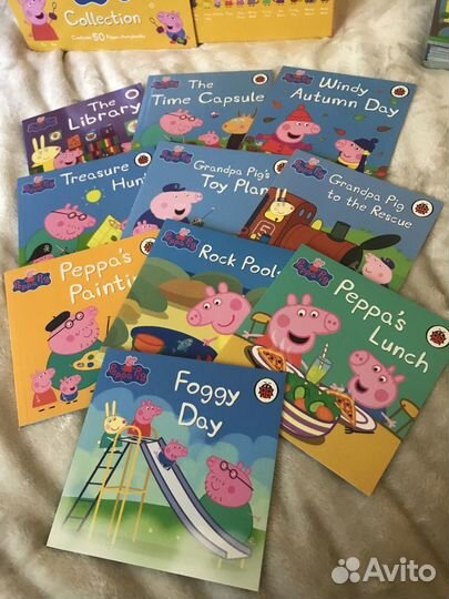 Peppa pig 10 книг на английском для детей