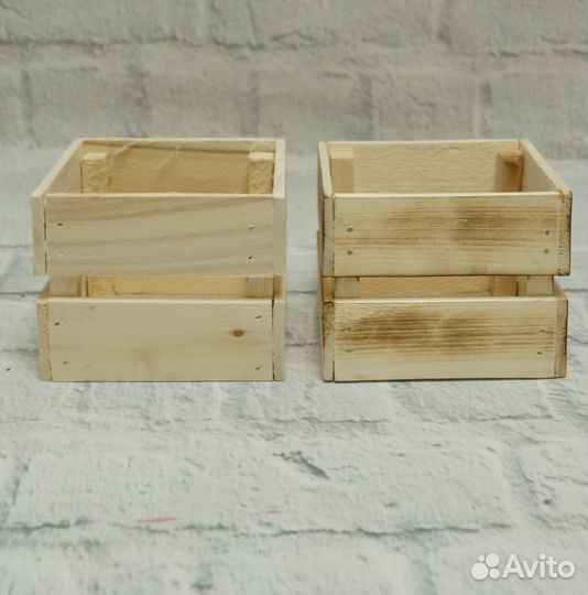 Ящик для композиций дерево 11*10*9см