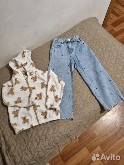 Вещи для девочки пакетом 104.110