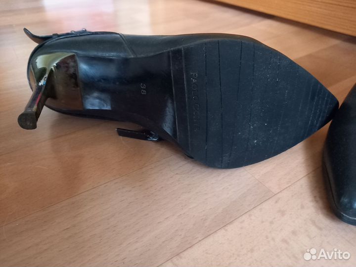 Ботильоны зимние кожа 38