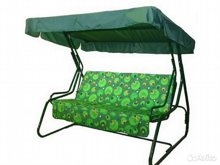 Тент крыша для садовых качелей и сетка