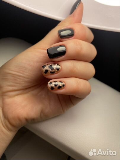 Маникюр гель-лак с выездом/без