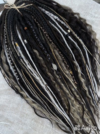 Заплетение дреды косы кудри