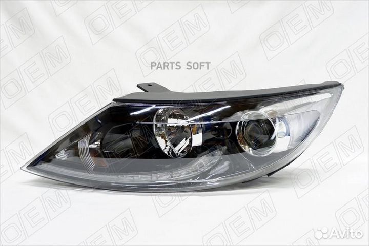 OEM OEM0086FL Фара левая Kia Sportage 3 SL (2010-2016) галоген, светодиодные дхо (LED)