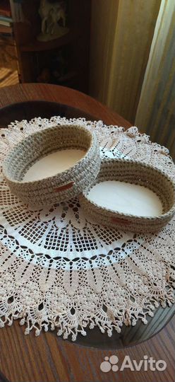 Корзинка из джута