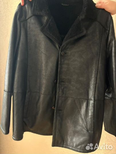 Дубленка натуральная мужская 50 52