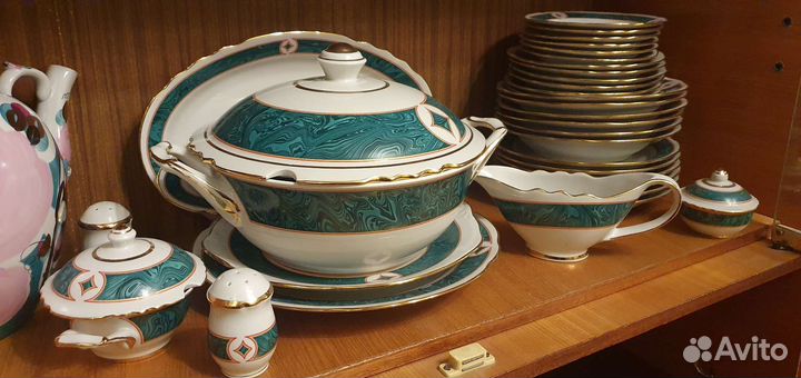 Сервиз столовый Дулево, ссср, 1980 г