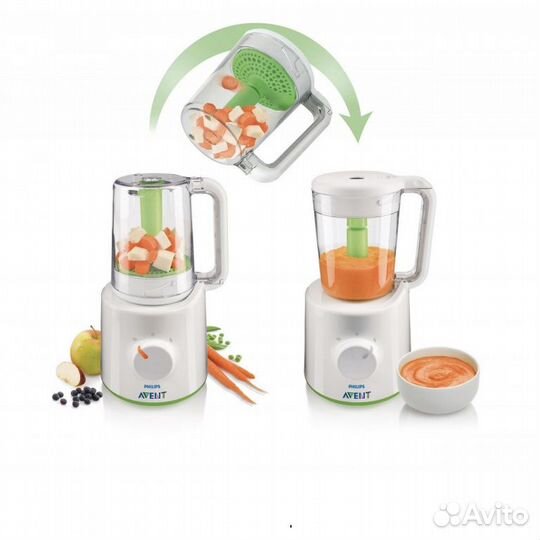 Пароварка-блендер philips avent 2 в 1