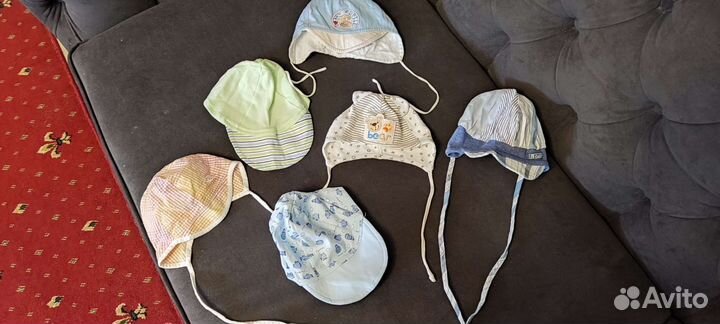 Пакет Летних шапочек на новорождённого