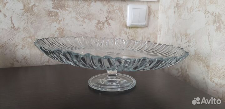 Фруктовница стеклянная