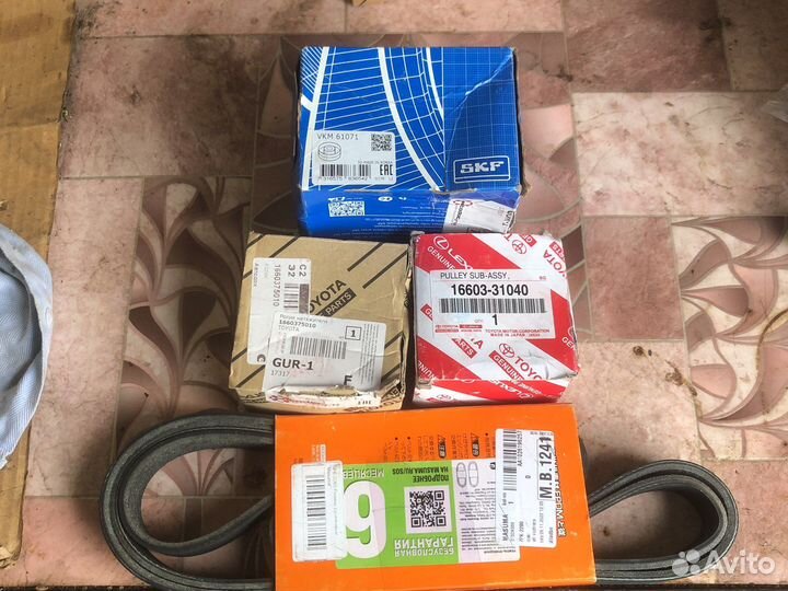 Ролики ремень Тойота хайс двигатель 2.7
