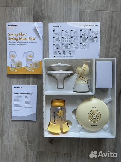 Молокоотсос medela swing flex электрический