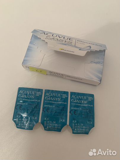 Линзы acuvue oasys