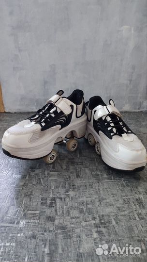 Кроссовки-ролики 36 размер