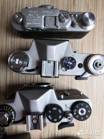 Фотоаппараты пленочные, на запчасти