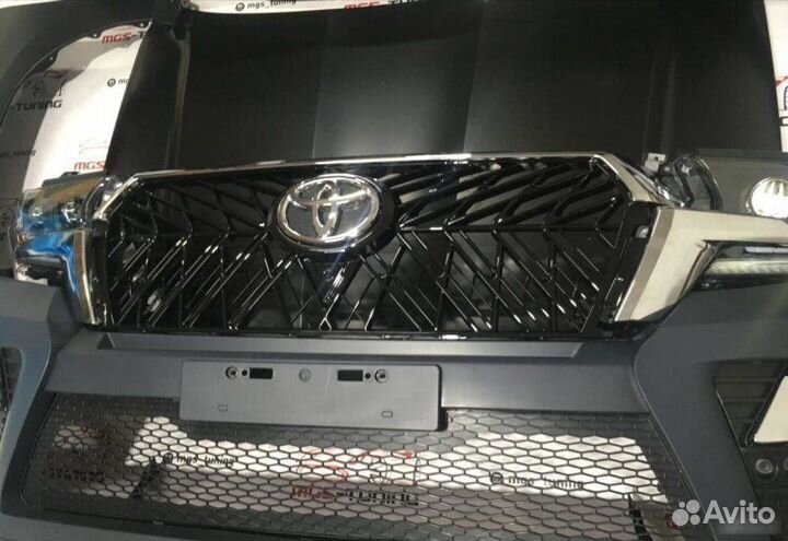 Рестайлинг Toyota lс 200 + обвес Elford