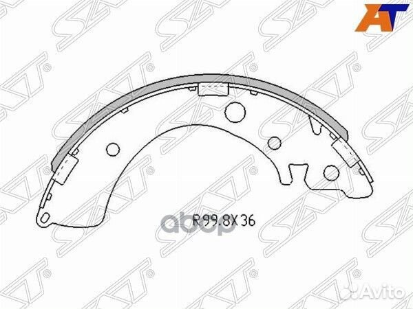 Колодки тормозные барабанные зад honda civic EJ