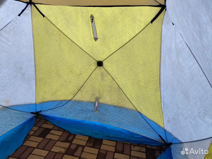 Зимняя палатка cube трехслойная бу стэк
