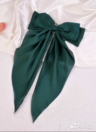 Бант, заколка, прическа, бантик, резинка