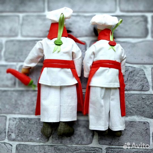 Текстильная кукла Тильда Повар