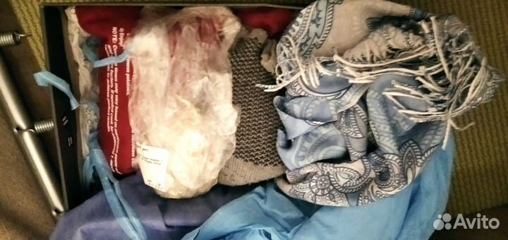 3 стакана обернутые в шарфы