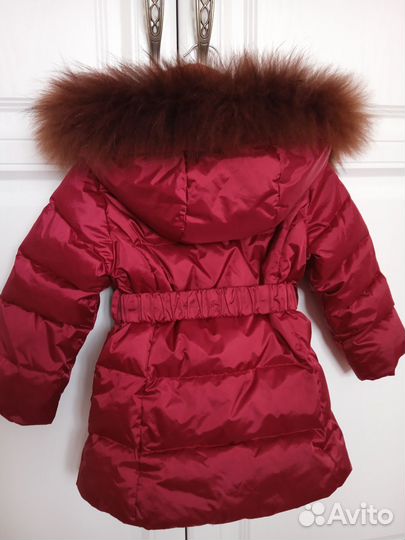 Пуховик для девочки, р.86-92
