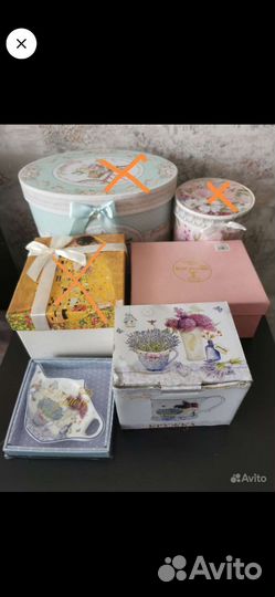 Чашки, кофейный набор на 2 персоны, всё новое