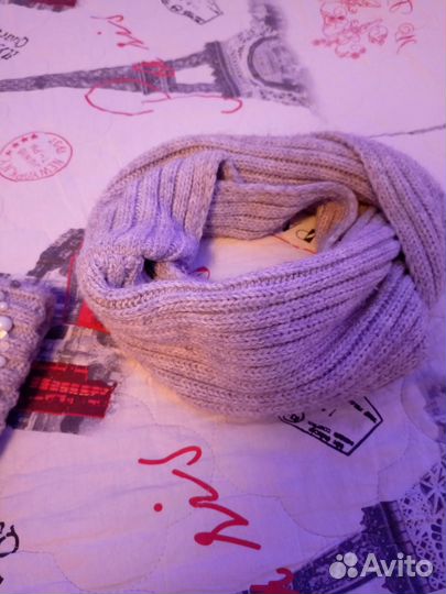 Шапка и снуд для девочки