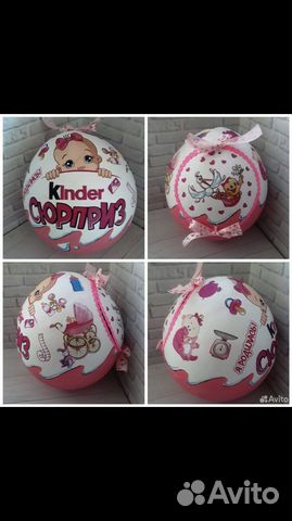 Подарочная коробка на рождение девочки