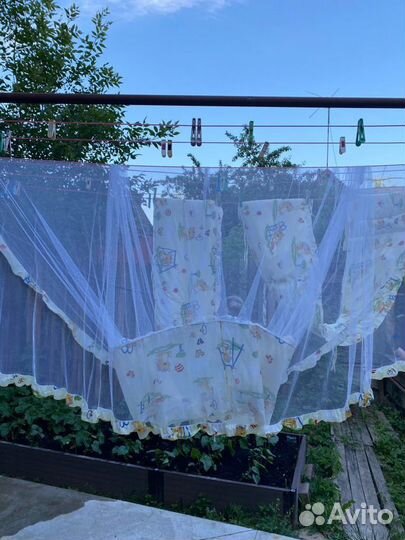 Балдахин и москитная сетка на детскую кроватку