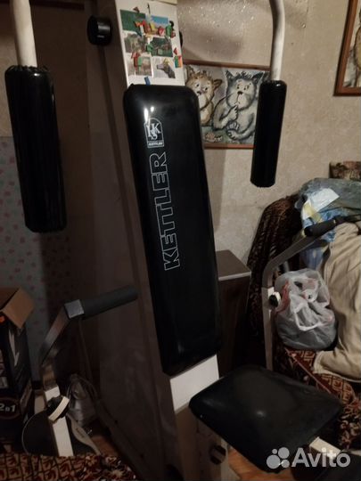 Домашний тренажер kettler и гантели