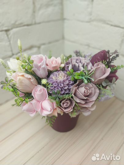 Букет из мыла ручной работы