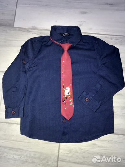 Нарядная рубашка с галстуком