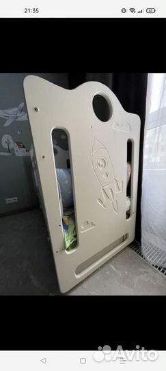 Детская кроватка с маятником Forest kids space