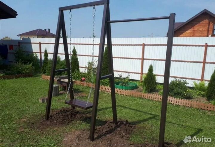 Уличный турник брусья