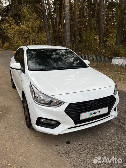 Hyundai Solaris 1.4 МТ, 2018, 72 000 км