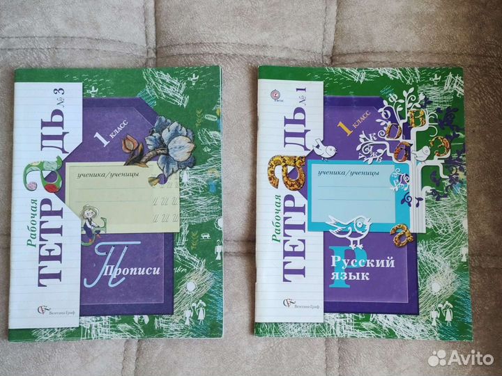 Пропись и рабочая тетрадь Школа 21 века. 1 класс