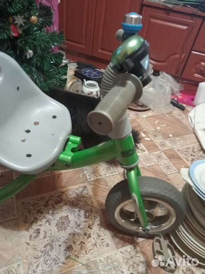 Детский трехколесный велосипед стальной корпус