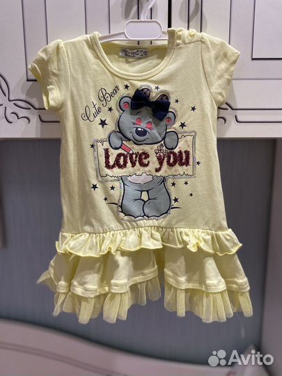 Платье для девочки 80