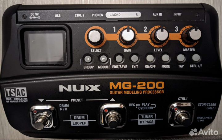 Гитарный процессор Nux MG200
