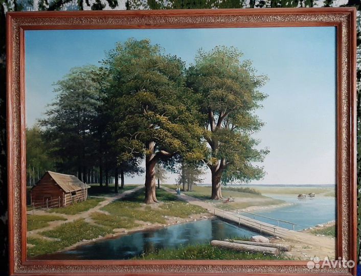 Картина маслом ручной работы