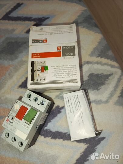 Автомат пуска двигателя апд-32 6-10А EKF