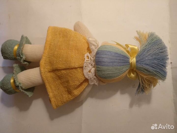 Игрушка ручной работы-Куколка из Льна