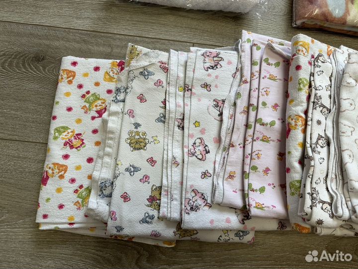 Пеленки, одеяло, полотенце новое