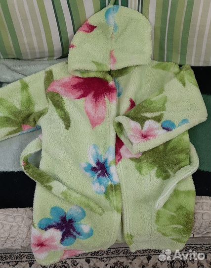 Халат для девочки махровый